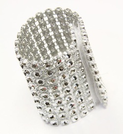 Bling Chair Cuff - Wedding Items for Sale, Diamond Mesh & Jewelry